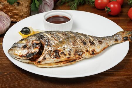 Дорадо жареная