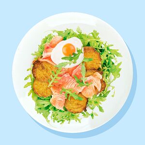 Дранички с лососем