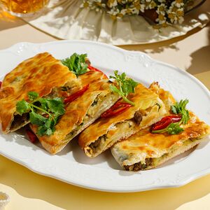 Домашний пирог с бараниной