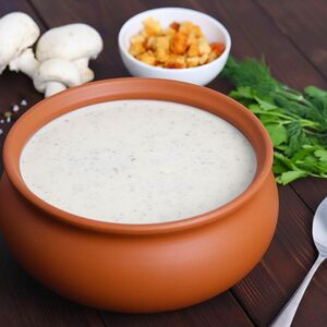 Суп-пюре с шампиньонами