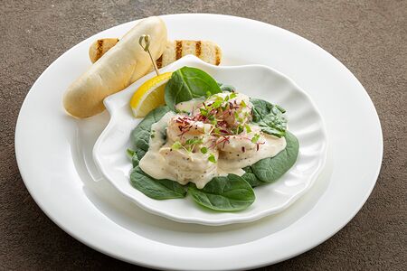 Соте из тигровых креветок 