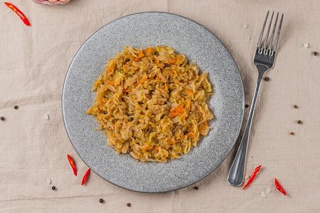 Капуста тушеная