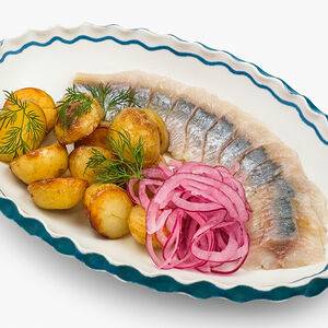 Сельдь с молодым картофелем