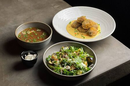 Сет №43 Салат, горячее, суп