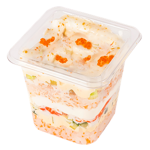 Трайфл с крабом