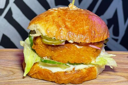 Рыбачий бургер