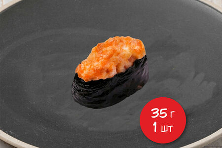 Запеченные суши с тигровой креветкой