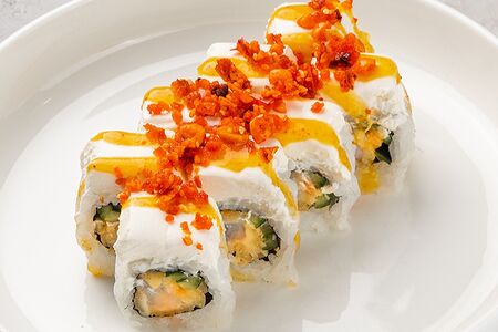 Урамаки с креветкой