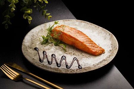 Стейк лосося