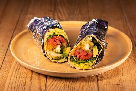 Ролл с креветками