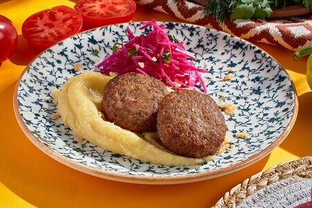 Котлеты из индейки с картофельным пюре