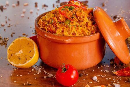 Креветки бирьяни