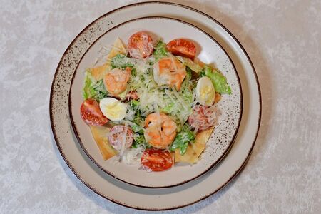 Цезарь с креветками