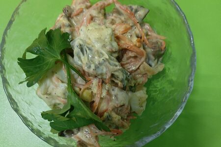 Салат из печени Калейдоскоп