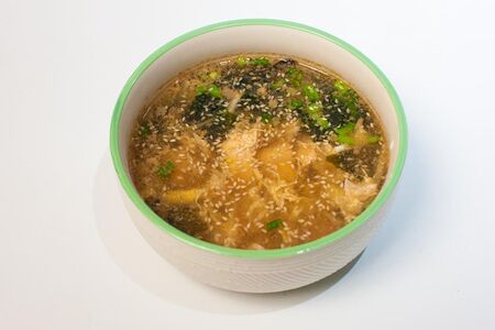 Суп удон с курицей