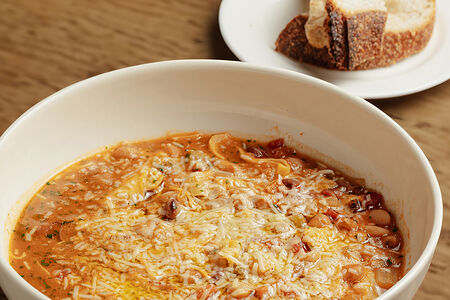 Фасолевый суп с мальтальяти