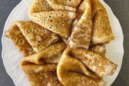 Блины с курицей