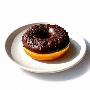 Пончик шоколадный 