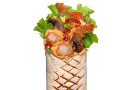 Шаурма Том Ям с креветкой