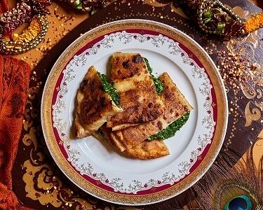 Лепешка со шпинатом