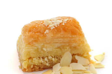 Пахлава веганская, постная, халяльная с миндалем