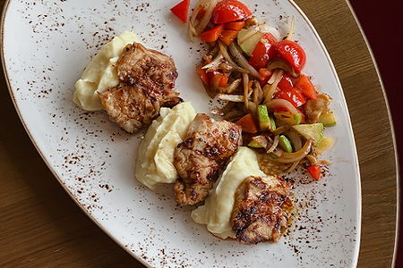 Медальоны из индейки