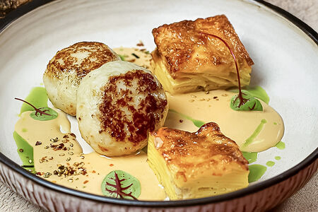 Котлетки из муксуна с картофельным гратеном