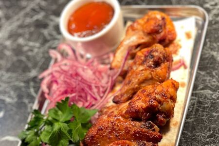 Острые крылышки с мангала