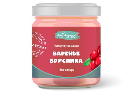 Варенье без сахара Брусника Fito Forma