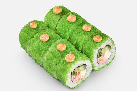 Калифорния в зеленой икре Хит