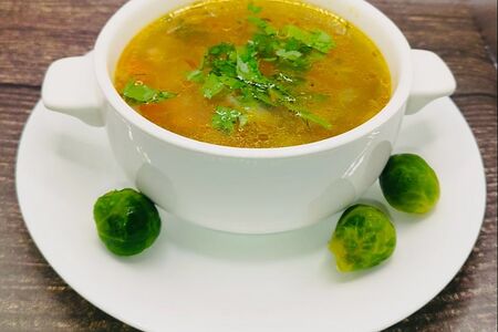 Щи белые с курицей