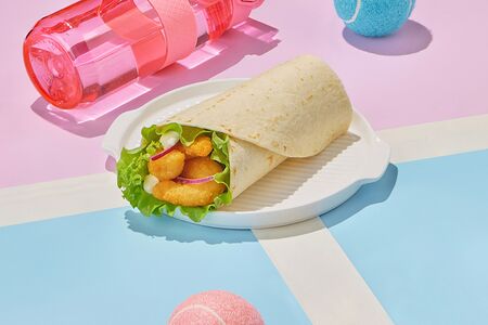 Фреш-ролл с креветками