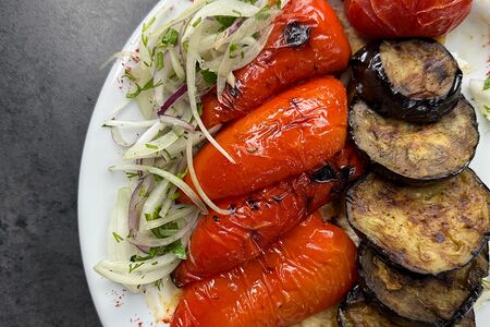 Овощи на мангале