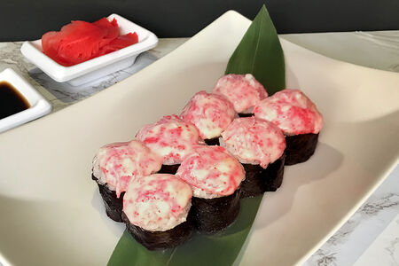 Запеченный с креветкой