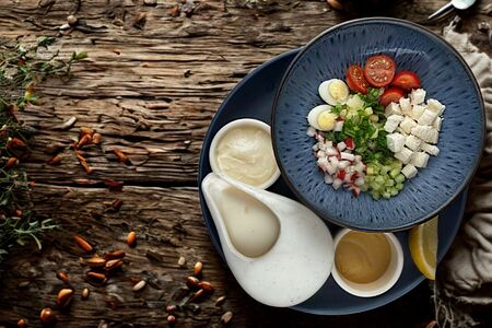 Окрошка греческая 