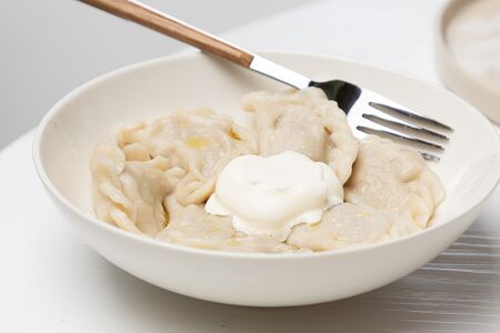 Вареники с квашеной капустой и картошкой