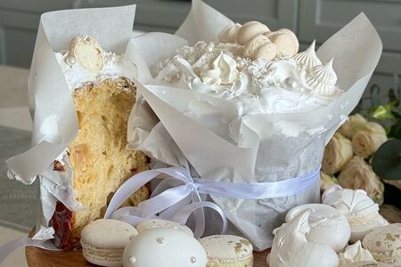 Кулич с итальянскими цукатами из апельсина и вишни (большой)