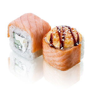 Запеченный ролл Филадельфия Хот