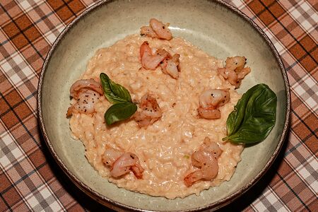 Ризотто с креветками 