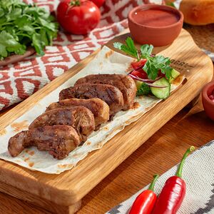 Язычки ягненка на мангале