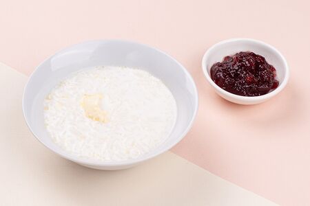 Рисовая каша с конфитюром