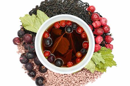 Черный со смородиной