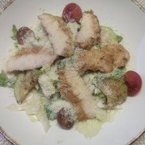 Салат с индейкой и цукини