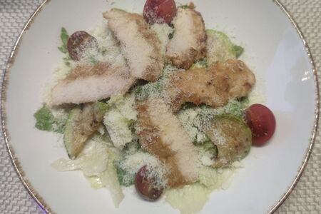 Салат с индейкой и цукини