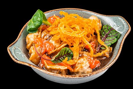 Равиоли с телятиной и грибами