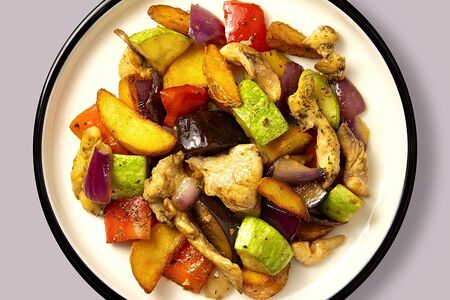 Жаркое с курицей