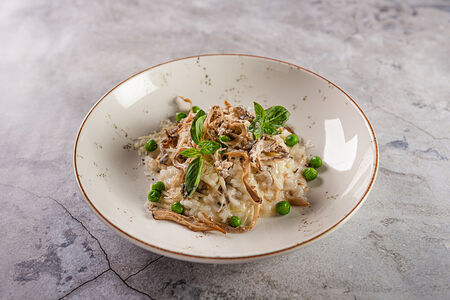 Ризотто в вешенками