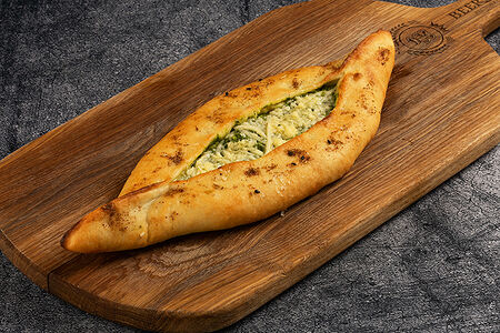 Хачапури по-аджарски мини со шпинатом