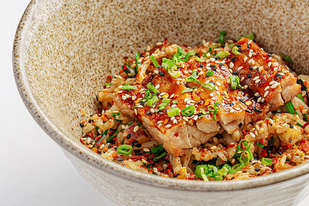 Рис с цыпленком и овощами