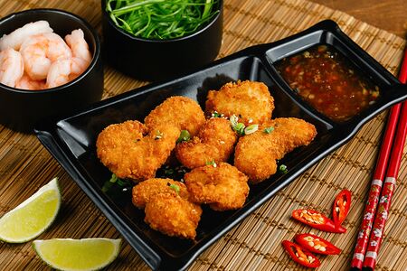 Креветки темпура